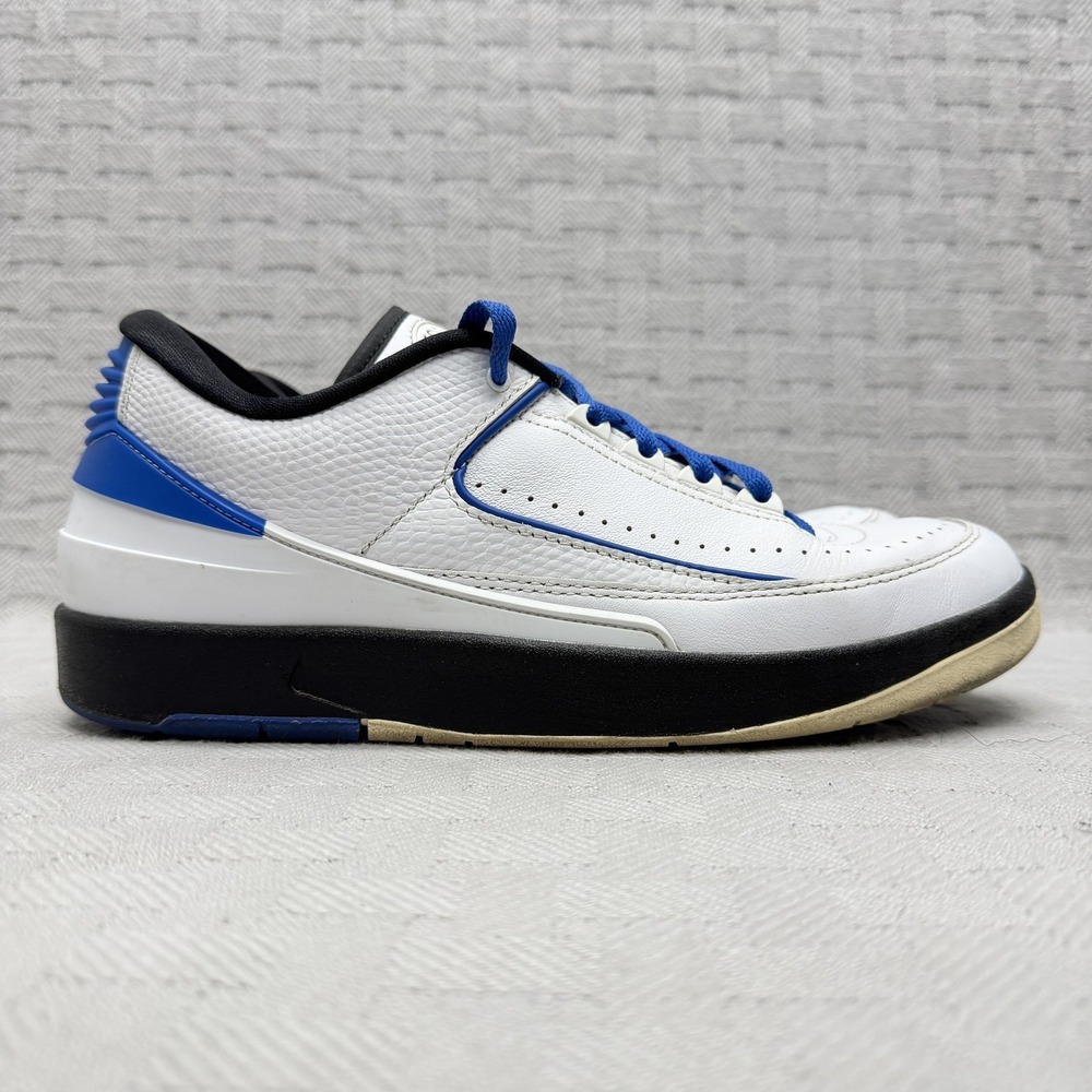 Nike Air Jordan 2 Low Shoes Womens Size 11.5 White‎ Leather Sneakers DX4401-104